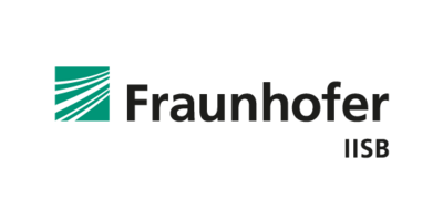 Logo Frauenhofer Institut mit einem grünen Kasten, der durch weiße Linien unterbrochen wird