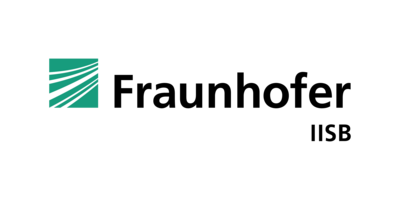 Logo Frauenhofer Institut mit einem grünen Kasten, der durch weiße Linien unterbrochen wird