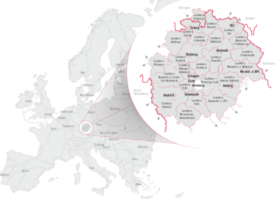 Karte der Metroplregion